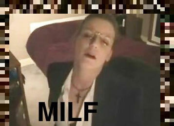 Blonde Milf Sucks On A Dildo In Amateur Video