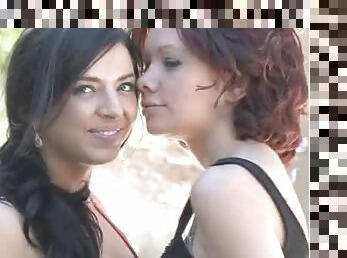 Outdoor Lesbian Scene With Rita And Her Horny Friend