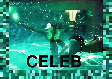 Cock-Bursting Underwater Take Of Keira Knightley Swimming In a Bikini