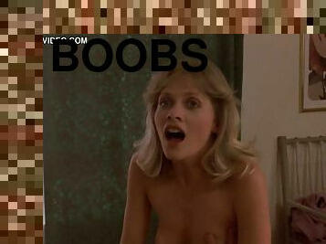Foxy Blonde Celeb Barbara Crampton Shows Her Boobs in a Wild Sex Scene