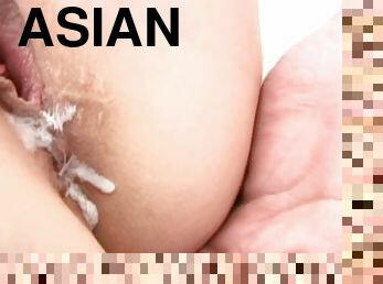 Structured Asian Slut Usagi Amakusa Gets Fucked and Creampied