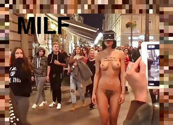 Shameless Milf Public Nudity Erotic Video