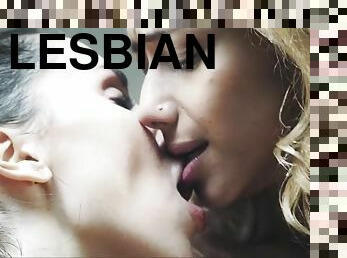 Amazing pussy eating between two seductive lesbian lovers. HD