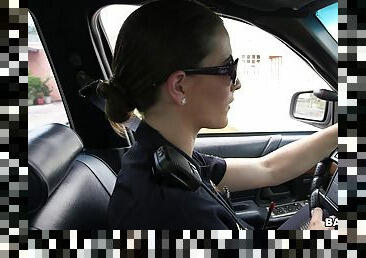 Thief with a massive dick fucks horny police officer Molly Jane