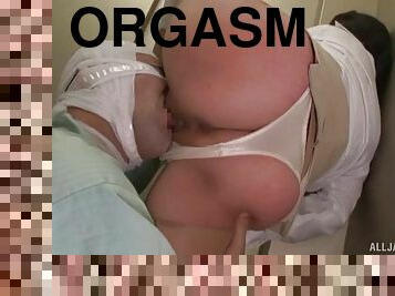 Not yet fully recovered but the dong was alright to get a nurse orgasm