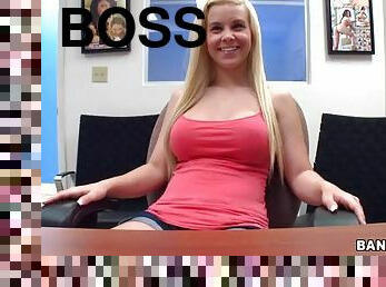 Whitney Taylor Shows Off Her New Bobs To Her Boss