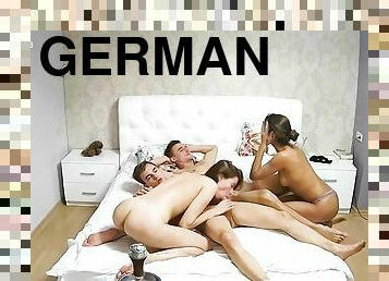 Incredible German Swingers Foursome Action