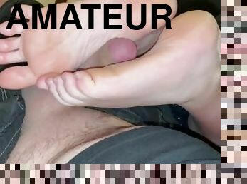 amateur, babes, ejaculation-sur-le-corps, énorme-bite, ados, couple, pieds, petite-amie, ejaculation, parfait