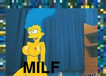 MARGE SIMPSON milf 2D Cartoon Real Waifu #5 riding Big ANIMATION Ass Booty cartoon Cosplay SIMPSONS