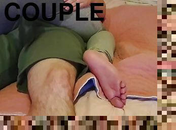 ? Amatuer Couple Peeing in Bed! Then She Wets On His Lap!