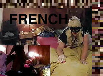 french maid well fucked like a bitch by a big black cock