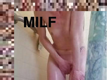 bad, masturbation, kvinnligt-sprut, fru, amatör, brudar, milf, mamma, pov, söt