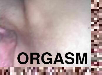 masturbation, orgasme, chatte-pussy, giclée, femme, amateur, mature, milf, point-de-vue, solo