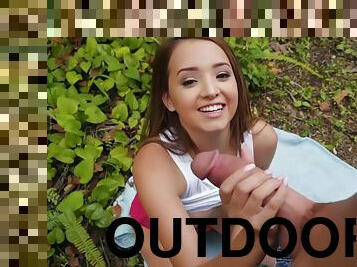 Lexi Aaane And Tyler Steel In Teen Let Stranger Fuck Her In Woods