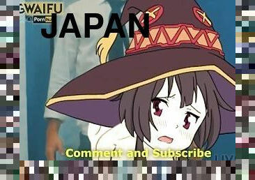 MEGUMIN Konosuba 2D Real Anime Big Japanese Ass Booty Cosplay Hentai Kono Subarashii Sekai porn sex