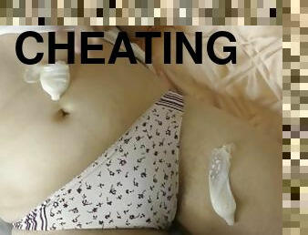 I found used condoms on my cheating wife`s body and inside her panties!