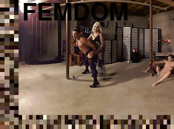 Goddess Starla in Pegging in Goddess Stara's BDSM Dungeon - WastelandVR