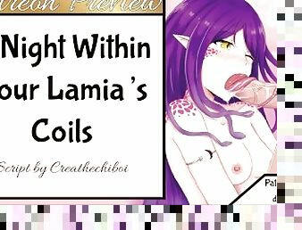 Extended Patreon Preview: A Night Within Your Lamia's Coils Part 1