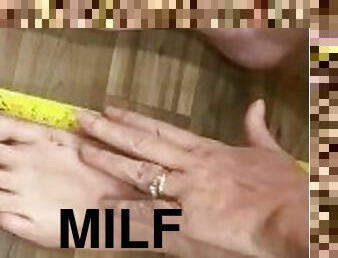 Feet measuring size 11 milf