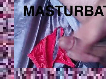 masturbation, juckande, trosor, sprut, fetisch, ensam, string