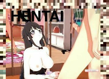 3D/Anime/Hentai, Virgin bunny girl gets fucked for the first time!!!