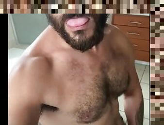 papa, poilue, amateur, gay, arabe, branlette, solo, pappounet, musclé, ours