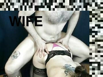 Beautiful wife anally fucked