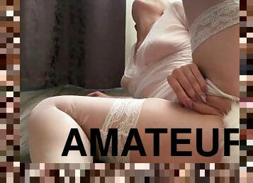 cul, masturbation, orgasme, amateur, anal, babes, jouet, culotte, lingerie, serrée