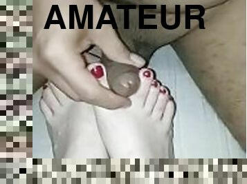 masturbation, amateur, ados, branlette, pieds, pute, réalité