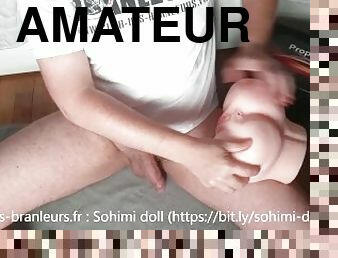 Baise et ejaculation sur le faux cul de la lovedoll Sohimi (Clubdesbranleurs)