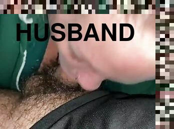 Me sucking my husbands dick