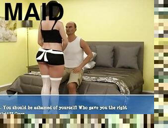 Cuckld.H&Slutty.W:Naughty Housemaid With A Butt Plug In Her Ass-S3E27