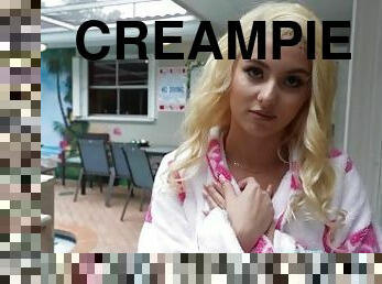 Creampied My Delinquent Teen Stepdaughter - Aria Banks -