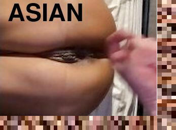 Tight Asian Filipina pussy blasted with cum
