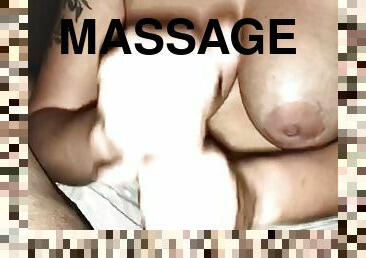 you want to see  2 hand for massage stepson best mommy big tits