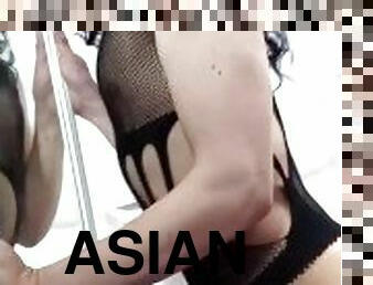 asiatique, amateur, fellation, ejaculation-sur-le-corps, japonais, ladyboy, gode, solo, sucer