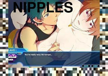 SLEEPOVER  Kano Playing with Hideaki's Nipples