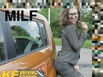Fake Driving School - Milf Instructor Emylia Argan Fucks One Of Her Students Max Dior