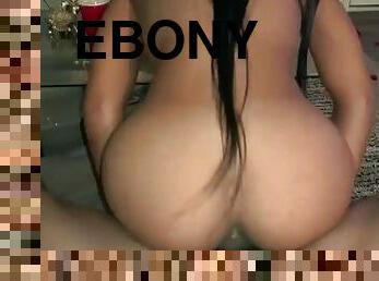 Ebony Bouncing Fat Ass On Husbands BBC