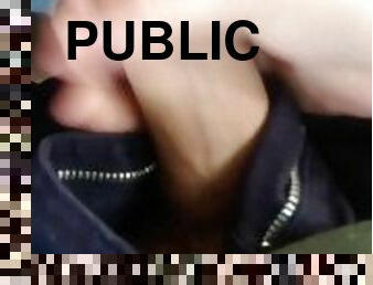 Cum in PUBLIC BUS ????