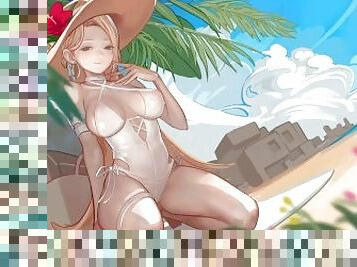Isekai Quest - Part 1 Sexy Girl On The Beach Chilling By HentaiSexScenes