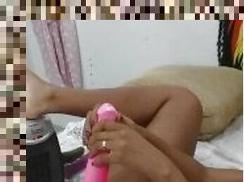 brazilian camgirl doing online show with lovense toy (part 3)