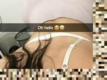 18 year old secretary cheats on her boyfriend with her boss on Snapchat (More on Fansly)