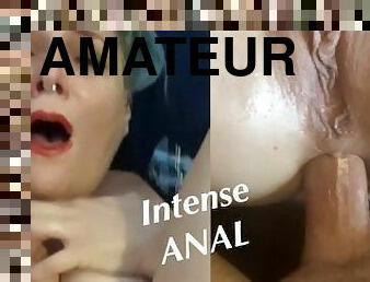 levrette, orgasme, amateur, anal, ejaculation-interne, sale, ejaculation, serrée, trou-du-cul