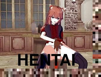 Raphtalia squirts at tavern! (tate no yuusha) (3d hentai)