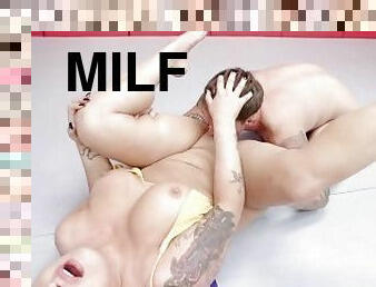 milf, fingering, rokoborba