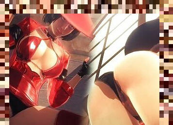 [GUILTY GEAR STRIVE] Passionate sex with I-No (3D PORN 60 FPS)