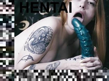 Real life Hentai - Hankey's Toys in my pussy and mouth