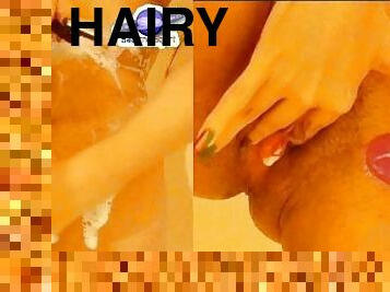 Saturn Squirt creamy masturbation, pussy cream and pussy waxing ????????