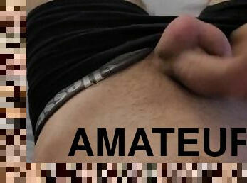 masturbation, amatör, gigantisk-kuk, hemmagjord, avrunkning, fetisch, ensam, erotisk, kuk